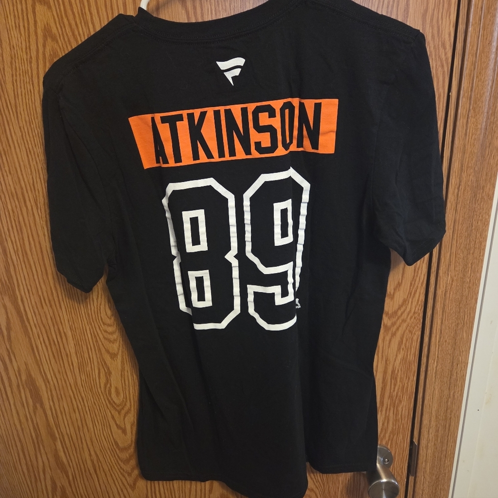 Fanatics Philadelphia Flyers Cam Atkinson Shirt Sz Medium Men's NHL - Picture 4 of 4